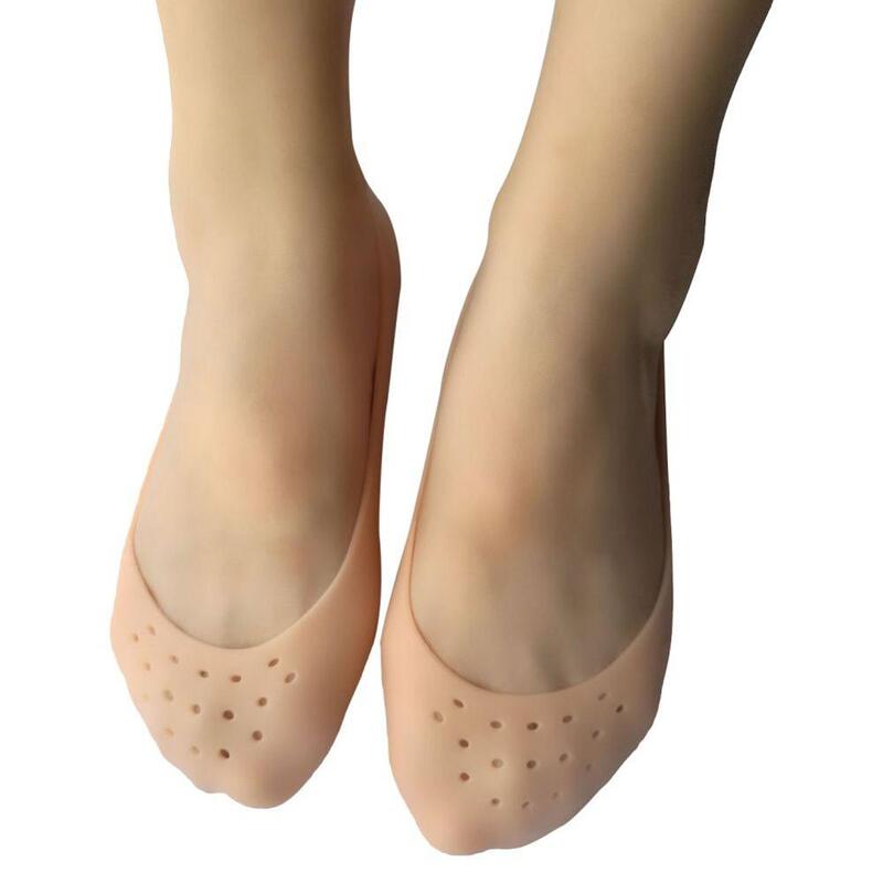 Atmungsaktive Feuchtigkeitsspendende Sport Socken Volle Länge Komfortable Silikon Gel Socken