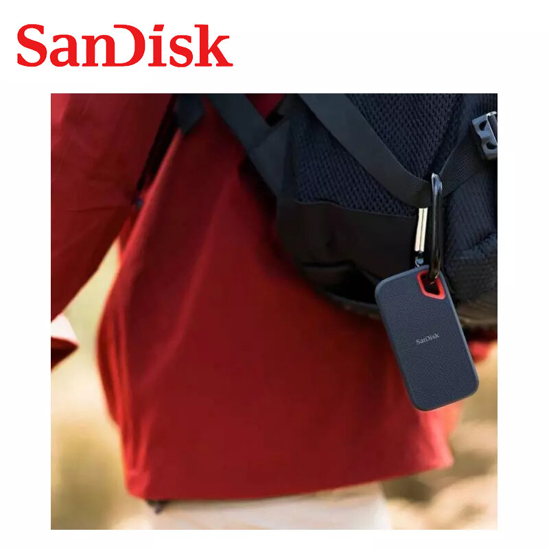 SanDisk Externe Tragbare SSD 500GB 1TB 2TB 550 MB/s Festplatte PSSD USB 3,1 Solid State Disk typ-C für Windows Mac Buch Laptop