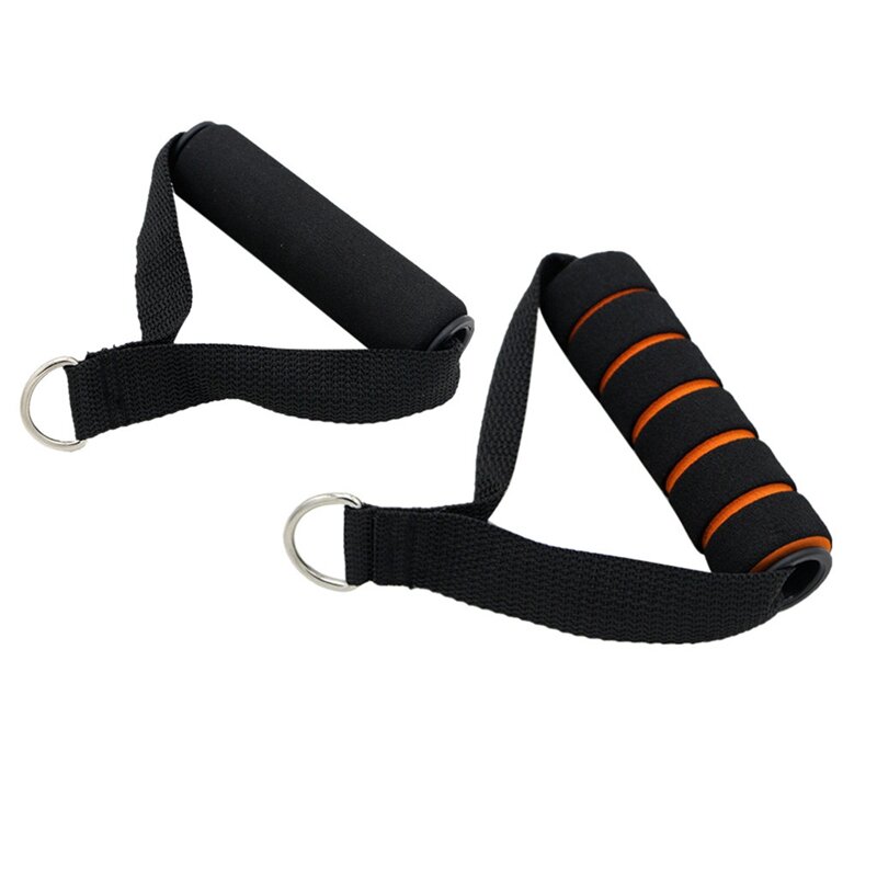 Bandas de resistência de exercício conjunto multi-purpose d-ring primavera puxar corda barra de cabo elástico corda punho de espuma em casa equipamentos de fitness
