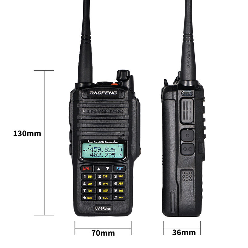 Hot 10W Baofeng UV-9R Plus Walkie Talkie Waterproof UV9R plus Dual Band Portable CB Ham Radios 9rhp FM Transceiver Two Way Radio