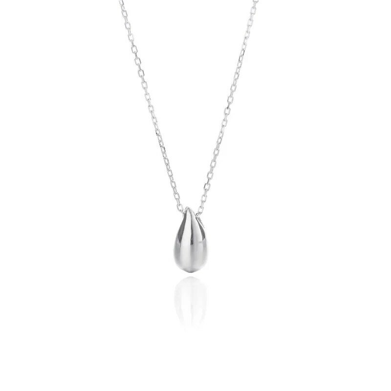 Sodrov prata esterlina gota de água pingente colar para mulher prata esterlina 925 jóias femininas