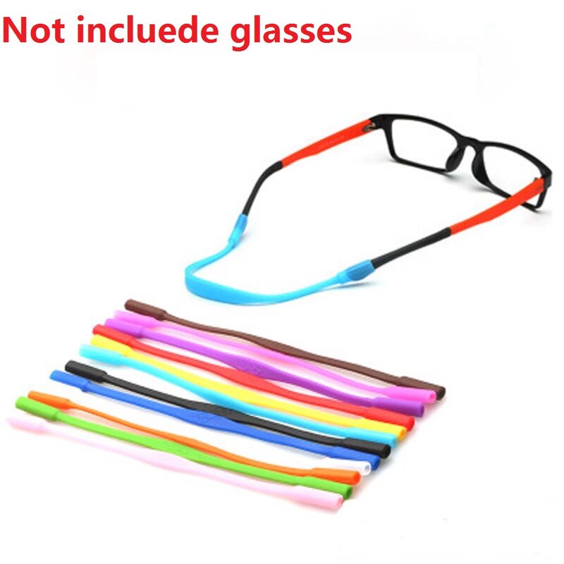 1 Pcs Siliconen Brillen Strap Kinderen Bril Veiligheid Band Retainer Zonnebril Band Cord Holder Sportbril Touw