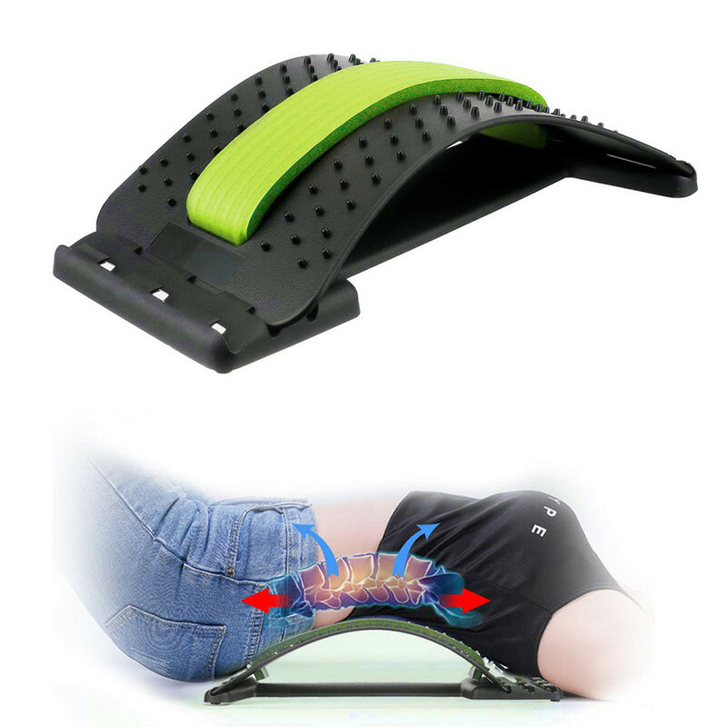 Lumbar Back Correction Yoga Tool Multi-level Back Stretching Device To Correct Cervical and Lumbar Spine Chiropractic