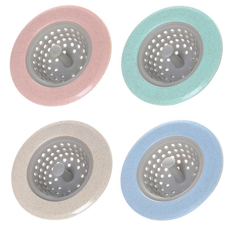 4 farbe Optional Küche Filter Silikon Weizen Sieb Bad Dusche Ablauf Sink Drains Sink Sieb Für Küche Bequemlichkeit