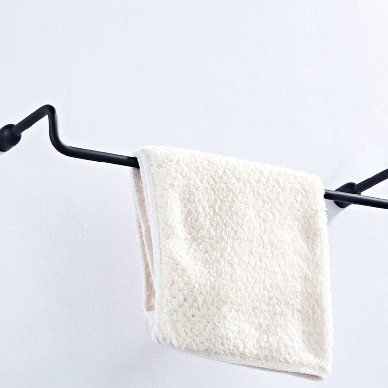 30cm Wall-mounted Towel Racks Creative Multifunctional Towel Stands Organizer Storage Holder for Bathroom Kitchen