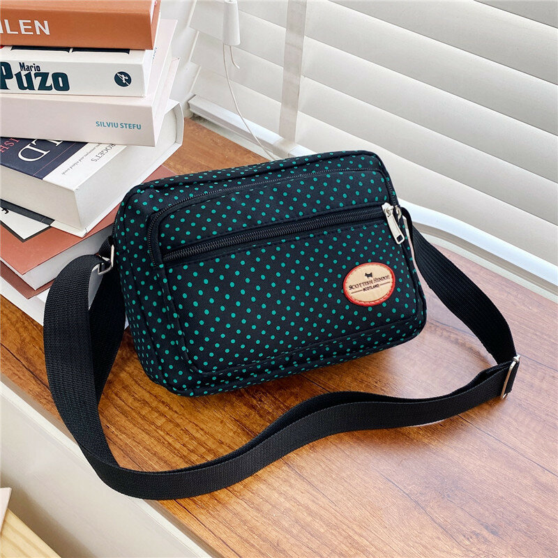 New Style Casual Diagonal Women's Bag Nylon Cloth Shoulder Bag Middle-Aged And Elderly Mobile Phone Coin Purse