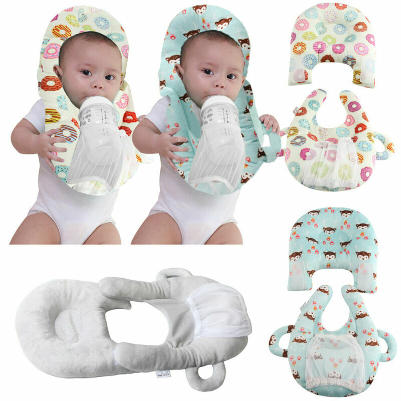 Almohada de alimentación para bebé, soporte para biberón, cojín multifuncional para lactancia, decoración para habitación de bebé