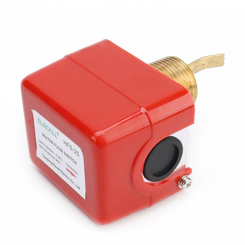 Sensor de flujo de HFS-25, paleta estable, interruptor de Control de fontanería completamente automático, reemplazo de medición de agua líquida, 220V