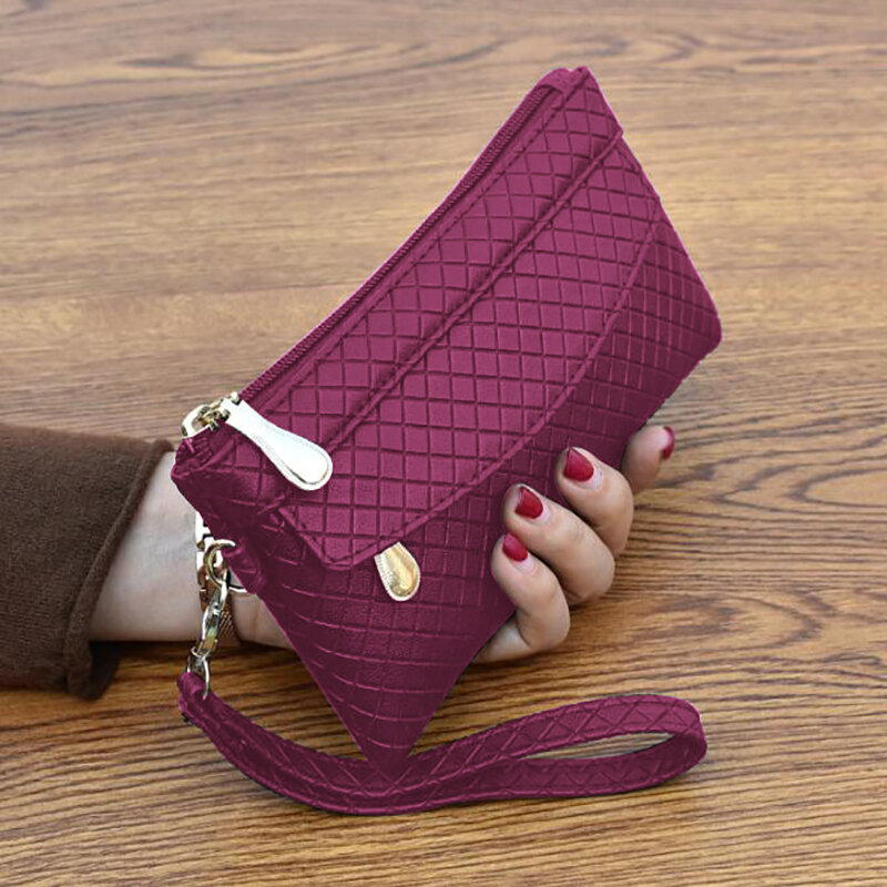 New Fashion Pu portafoglio in pelle da donna pochette borsa da donna portafoglio per telefono migliore custodia da donna tasca per telefono