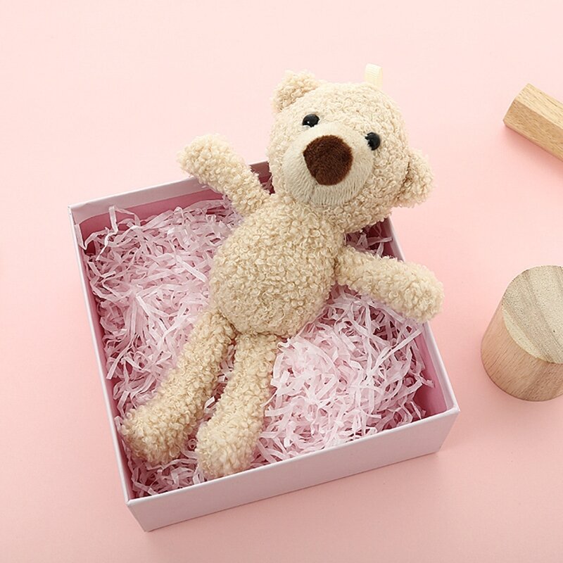 Huyu 20cm/8in boneca de pelúcia brinquedo de urso animal de pelúcia macio confortável teddys boneca educação precoce brinquedo decoração para casa presente do bebê