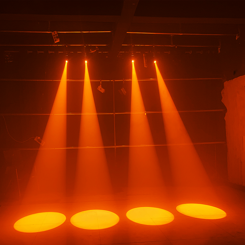 60W LED Spot reflektor z ruchomą głowicą 75W LED DJ światło wiązki reflektor LED z Gobo i kolor koła Disco DJ-ów Equipmentnt