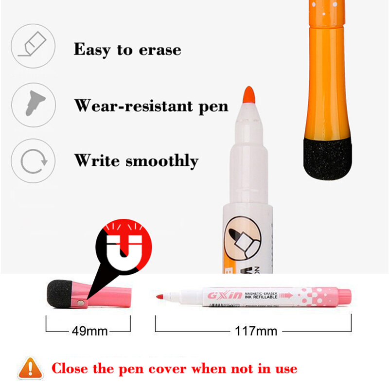A2 + A3 Size Magnetische Whiteboard Koelkast Stickers Recept Maandelijkse Wekelijkse Schema Droge Wissen Message Board Gift Magneet Pen Gum