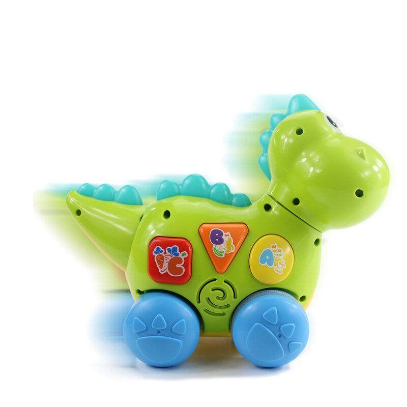 새로운 아기 장난감 뮤지컬 다기능 전기 공룡 음악 완구 재미있는 학습 교육 완구 어린이를위한 아기 어린이 크리스마스 선물
