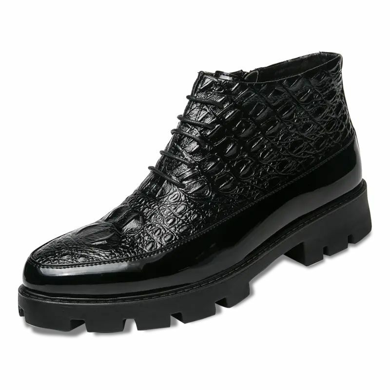 Zapatos Oxford de suela gruesa para hombre, calzado informal de negocios de cuero PU, estilo Derby, cómodos y clásicos, KG796, 2021