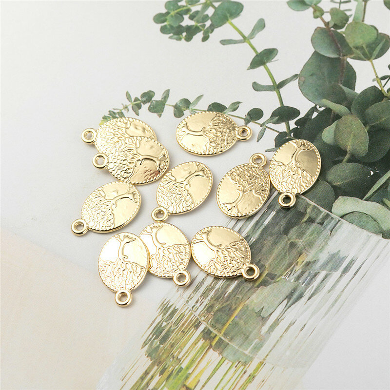 10pcs Multi-style Heart Moon Satr Cahrms Alloy Pendants For Women Girls DIY Bracelet Pendant Necklace Jewelry Accessories Gifts