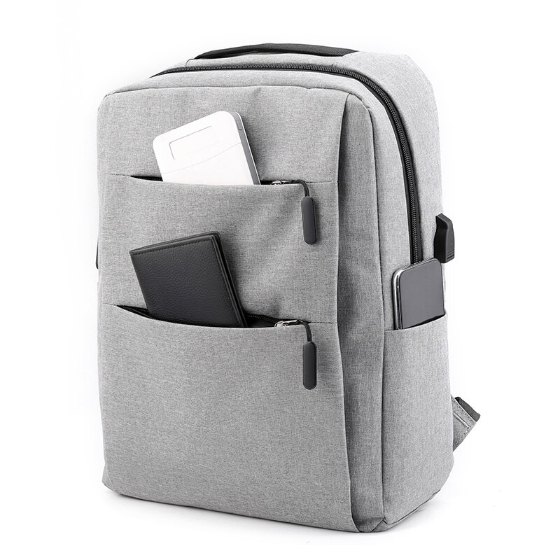 AOTTLA – sac à dos imperméable pour hommes, ensemble de 3 pièces pour ordinateur portable, chargeur Usb, cartable décontracté, voyage polyvalent