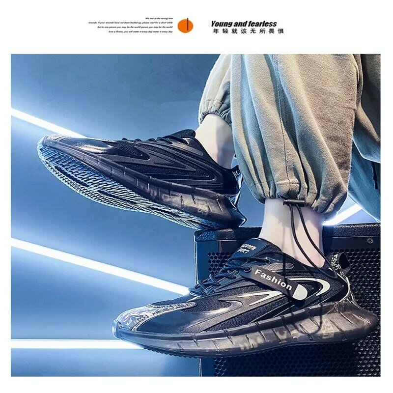 Zapatillas deportivas transpirables para hombre, zapatos ligeros vulcanizados informales, cómodos, a la moda, para caminar al aire libre, novedad de 2021