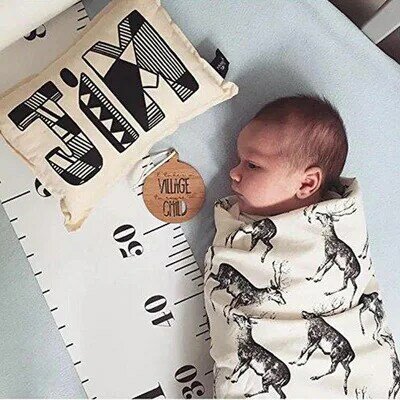 아기 사진 소품 나무 벽 교수형 아기 높이 측정 눈금자 어린이 키즈 성장 귀여운 방 장식 성장 차트 레코드