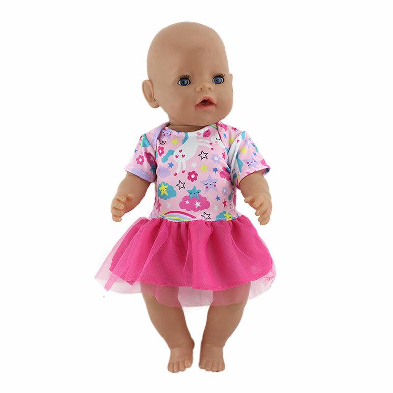 Ropa deportiva para muñeca recién nacida, vestimenta que se ajusta a muñecas de 17 pulgadas y 43cm, ideal para regalo de Festival de cumpleaños de bebé