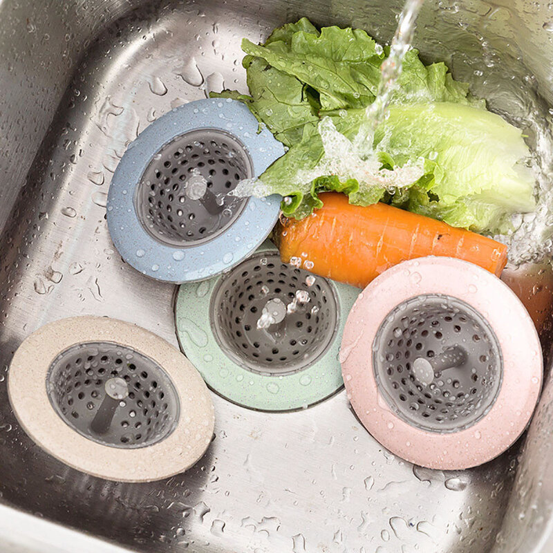 Silikonowa umywalka do łazienki odpływy wanna korki filtry filtr do odpływu wanna korek spustowy zlew odpływ podłogowy akcesoria kuchenne