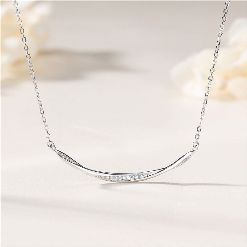 Sodrov prata 925 colar mobius design colar para mulher 925 prata jóias colares