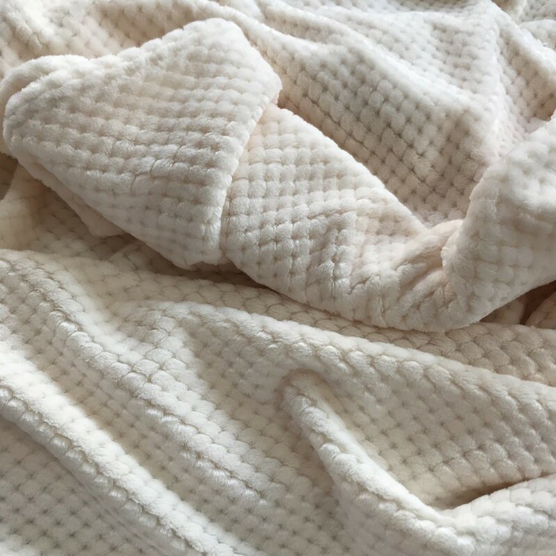بطانية العناق مناسبة لسرير الأرائك-بطانيات ناعمة وقطيفة خفيفة الوزن بطانية قطيفة ناعمة ورقيقة ديكور المنزل