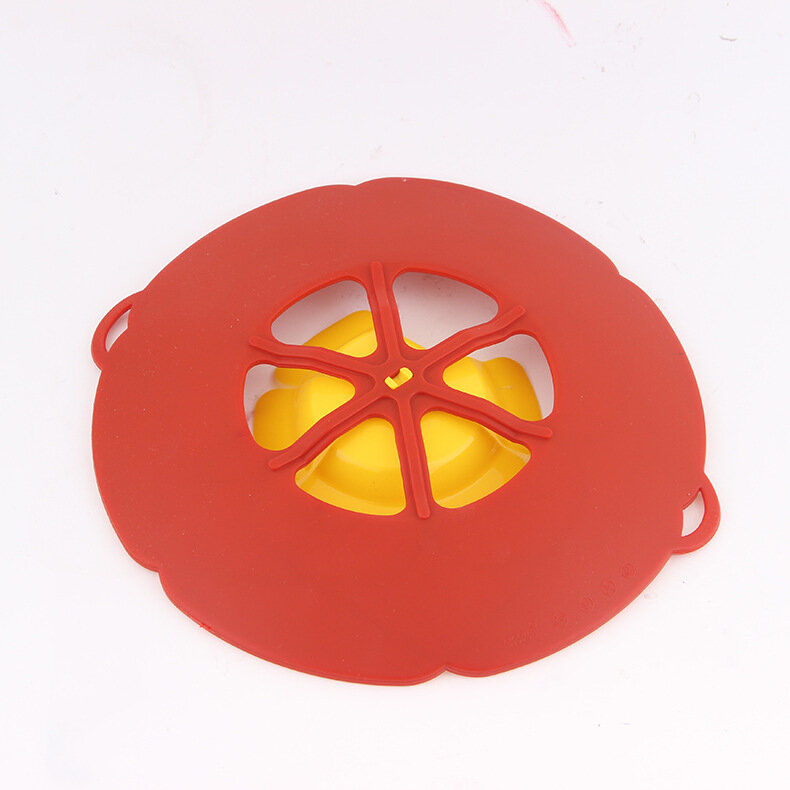 Panela de silicone contra sobrefluxo, 26cm, tampa de proteção contra sobrefluxo, rolha de derramamento, utensílios para cozinha