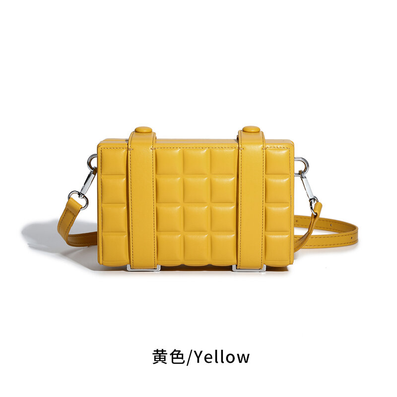 Borsa uomo 2021 new fashion brand all-match messenger Bag borsa a tracolla semplice lattice piccola borsa quadrata borsa da uomo leggera di lusso