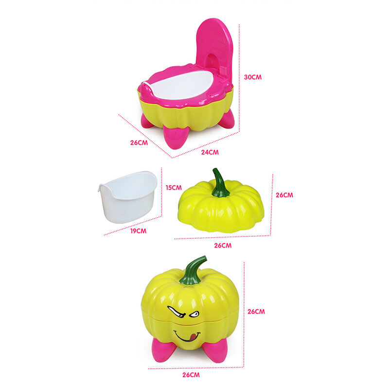 Baby Pompoen Potty Seat Kinderen Toilet Training Seat Pedestal Kussen Pad Ring Baby Toiletbrillen