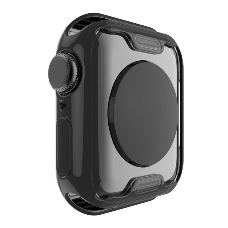 360 wszechstronny futerał ochronny do Apple Watch 40mm 44mm Screen protector ochrona TPU pokrywa zderzak do Watch serie 4/5