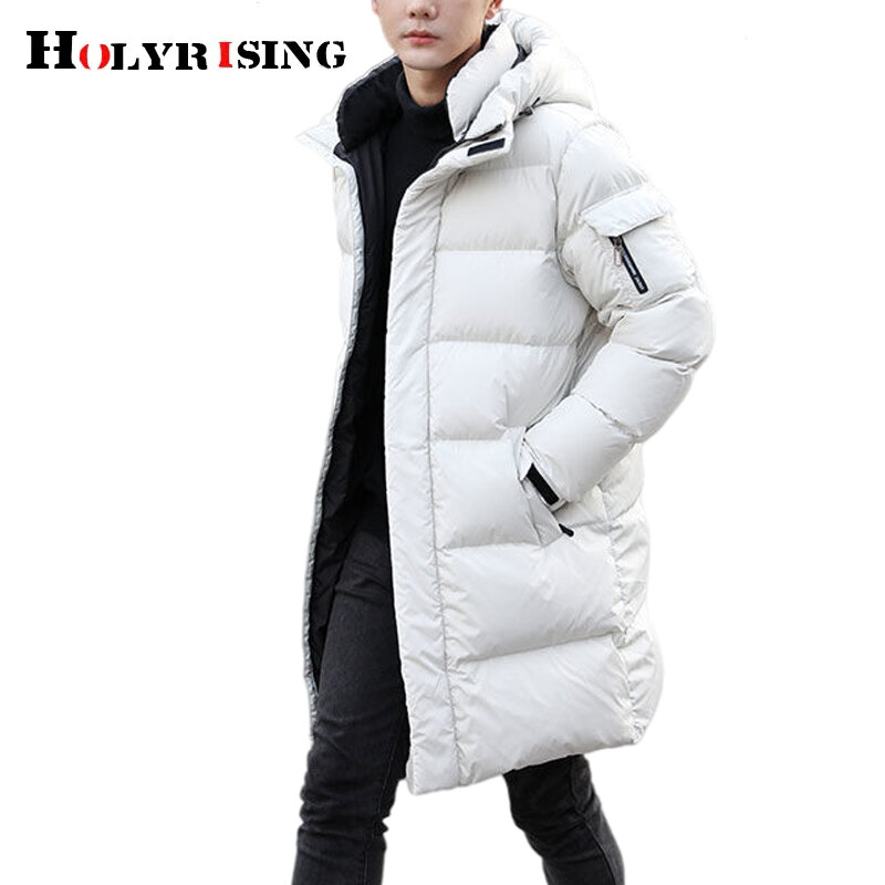 90% chaquetas de invierno abajo espesar abrigos elegante largo invierno overcoatscouple streetwear jaqueta masculina 4xl de alta calidad 19792