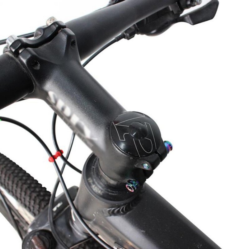 10 PCs ยางกันน้ำชุดหูฟังจักรยานป้องกันฝุ่น M6สกรูขี่จักรยาน Stem ฝาครอบด้านบนจักรยาน MTB กลางแจ้งจั...