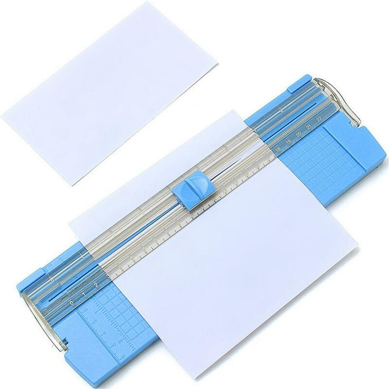 Cortador de papel portátil a4/a5, de precisão, scrapbooking, máquina, tapete de corte, material de escritório