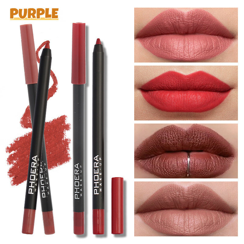Rouge à lèvres professionnel imperméable et durable, 13 couleurs, crayon mat, hydratant, crayon à lèvres, longue durée, cosmétiques, outils de maquillage