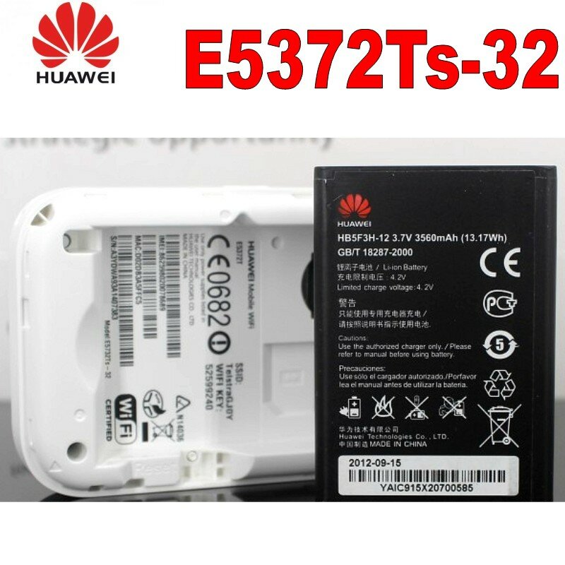 Lot of 1-30pcs unlocked HUAWEI E5372TS-32 LTE 4G Wireless Router 150M 3560mAH battery