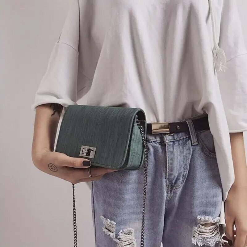 Moda simples pequeno quadrado bolsa feminina designer 2021 de alta qualidade couro do plutônio corrente do telefone móvel sacos de ombro