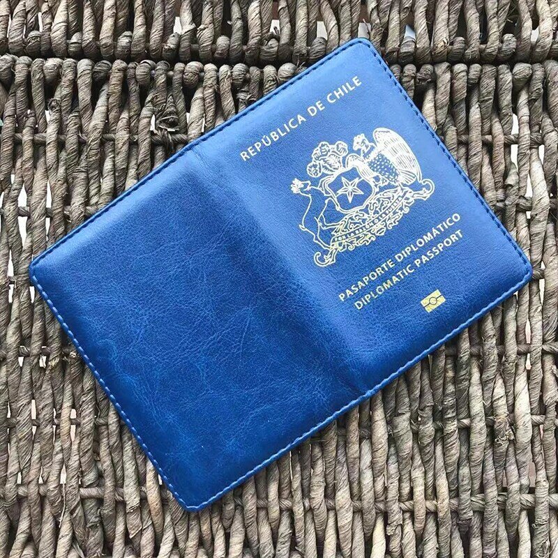 República De Chile Passport Cover Travel Accessories Porta Pasaporte Funda
