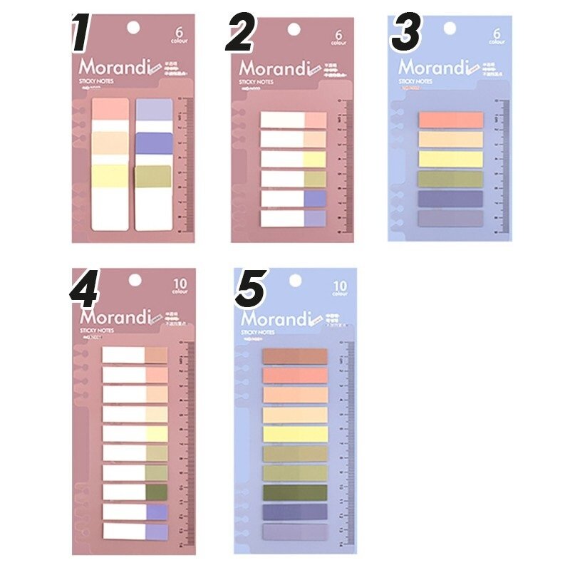 Note adesive pianificatore di promemoria a tinta unita calendario scuola forniture per ufficio cartoleria estetica