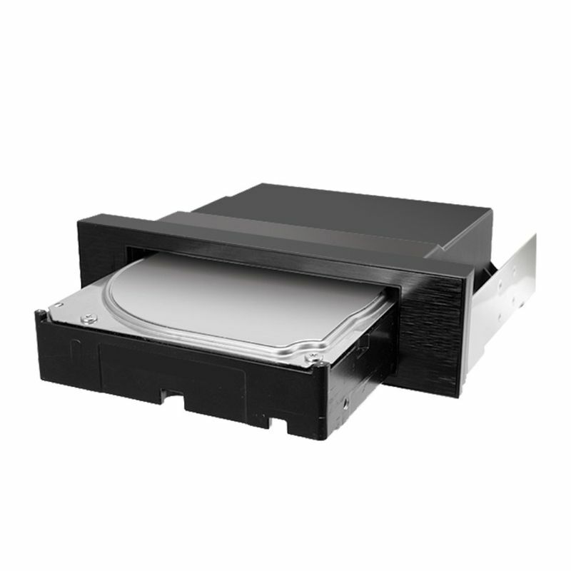 Estante móvil sin bandeja interna SATA para disco duro SSD HDD de 2,5 "o 3,5", carcasa de plano posterior