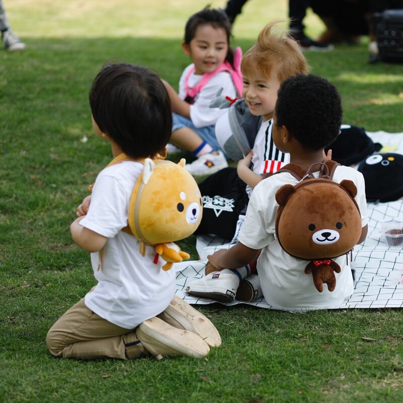 Supercute urso bonito crianças mochila 3d dos desenhos animados crianças saco de viagem ao ar livre pequena mochila para meninos e meninas presentes para crianças