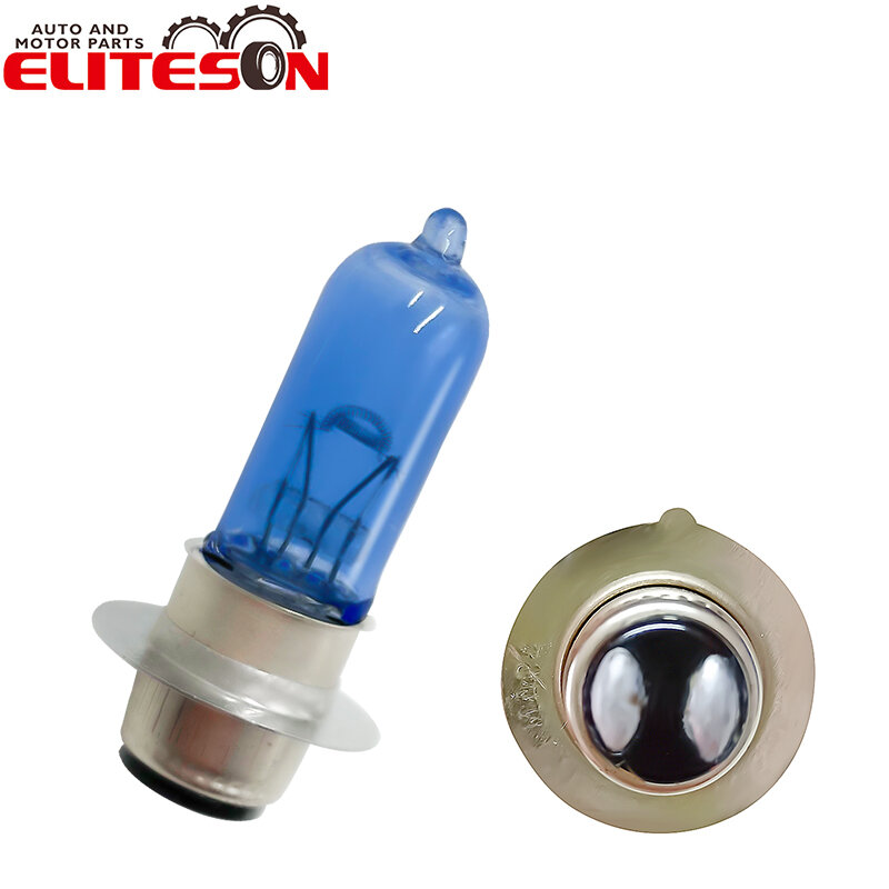 Eliteson T19 P15D-25-1 Halogeen Lampen Voor Motorfiets Koplampen 12V 35/35W Super Wit Motor Hoofd Verlichting