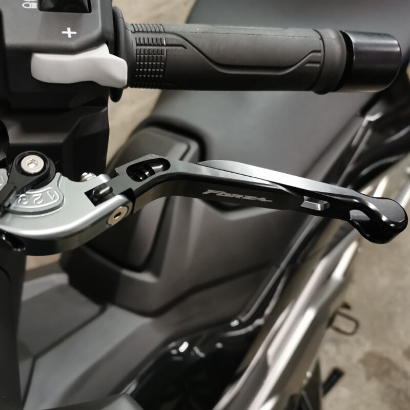 Palanca de embrague de freno de extensión plegable ajustable para motocicleta, accesorios para Honda FORZA 300, 125, 250, 2010-2021, 2018