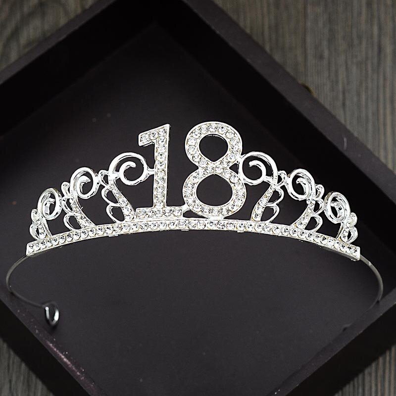 Tiara de cristal, tiara, coroa, para decoração de bolo, bola depuradora, mulheres, menina, 18, festa de aniversário, joias de cabelo, venda imperdível
