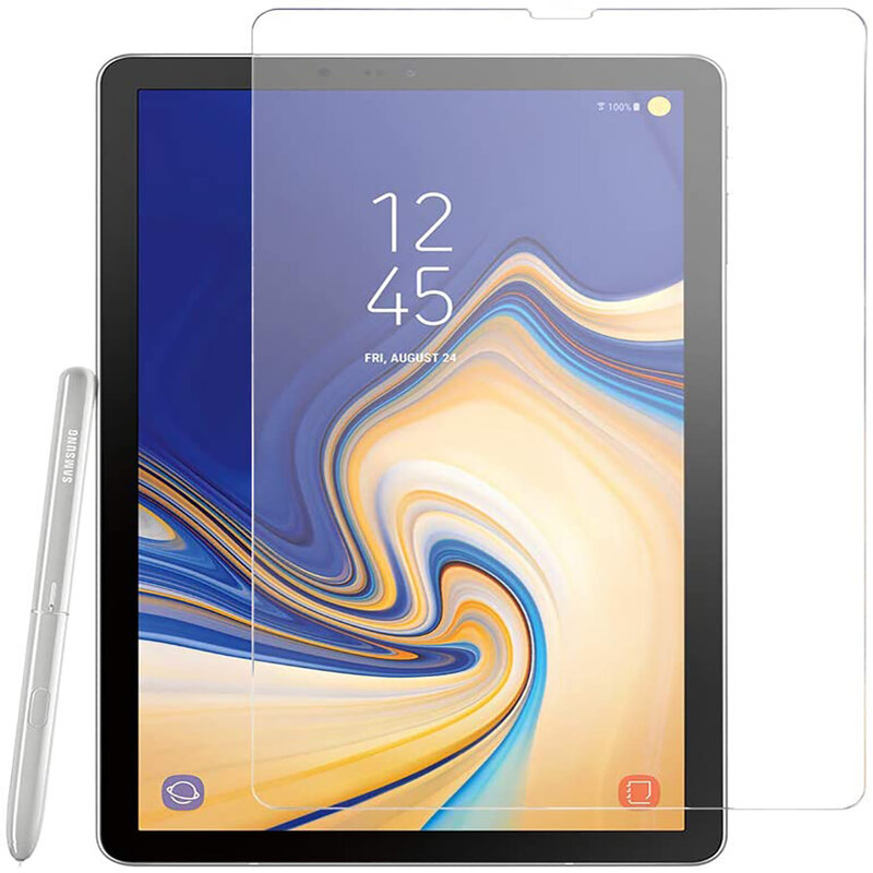 Pantalla de vidrio templado para tableta Samsung Galaxy Tab S4 T830/T835 de 10,5 pulgadas, cobertura completa, antiarañazos, a prueba de explosiones
