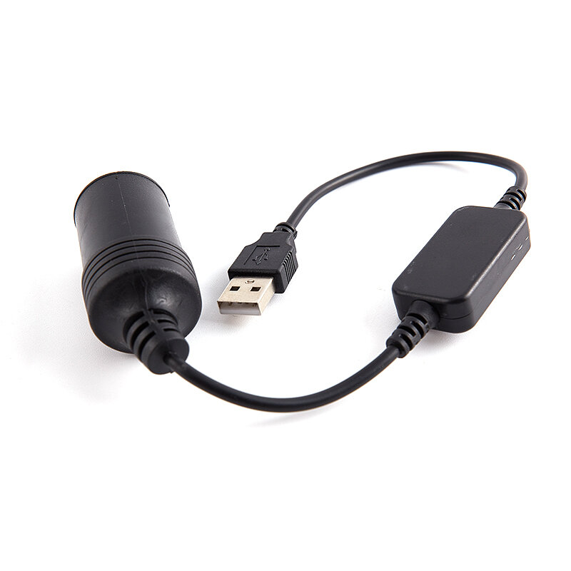 1PC Car Cigarette Lighter Socket USB Plug Connector Adapter Interior Car Accessories