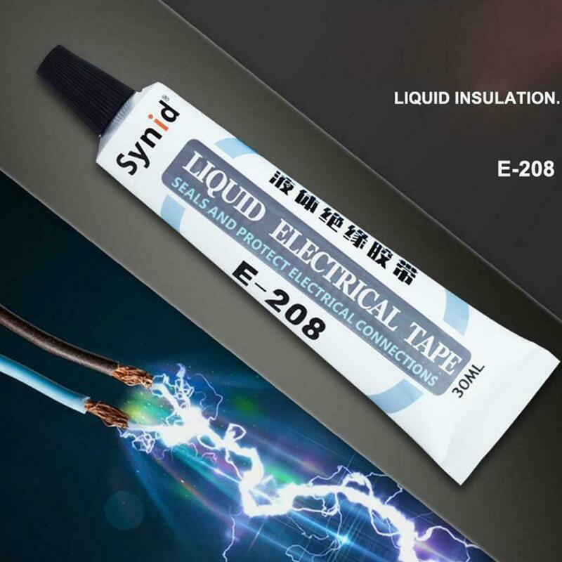 30ml Liquid Insulating Waterproof Liquid Tape Charging Universal Repair Data Cable Repair Anti-UV Insulation Electrical Tape