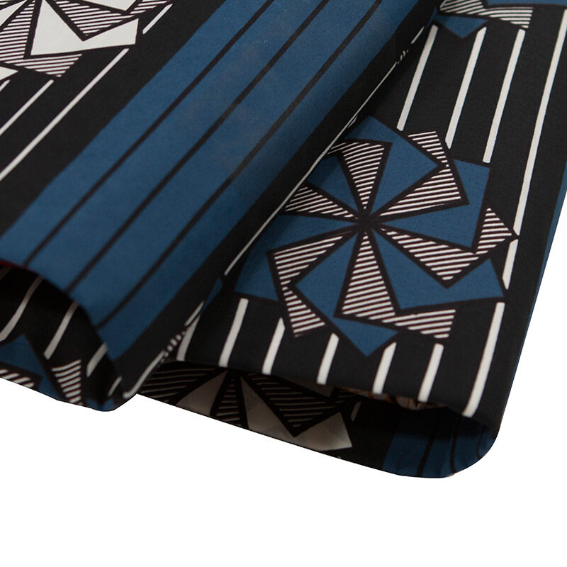 100% bawełna batik afrykańska tkanina Ankara tkanina z nadrukiem gwarantowany prawdziwy wosk najlepsza jakość nigeria materiał do szycia na imprezę sukienka 6 jardów