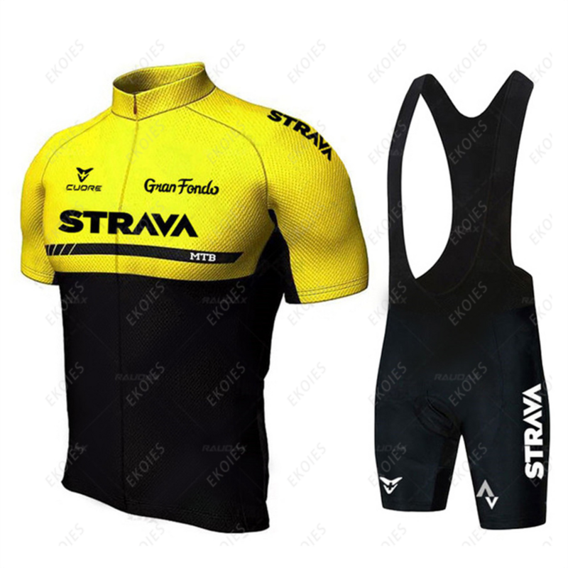 Одежда STRAVA для велоспорта лучшая Радуга 2022 команда Areo Велоспорт Джерси с коротким рукавом Одежда для велоспорта летний комплект Джерси для ...