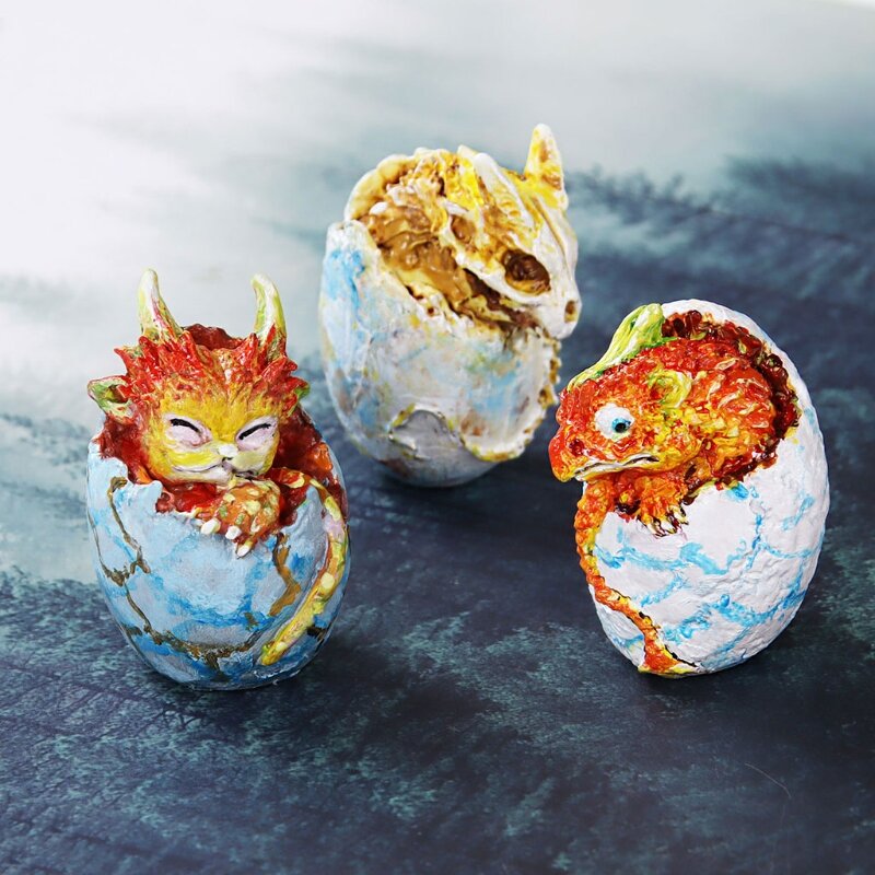 Dragão ovo resina epóxi molde jóias pingente silicone molde diy artesanato ornamentos ferramenta de fundição