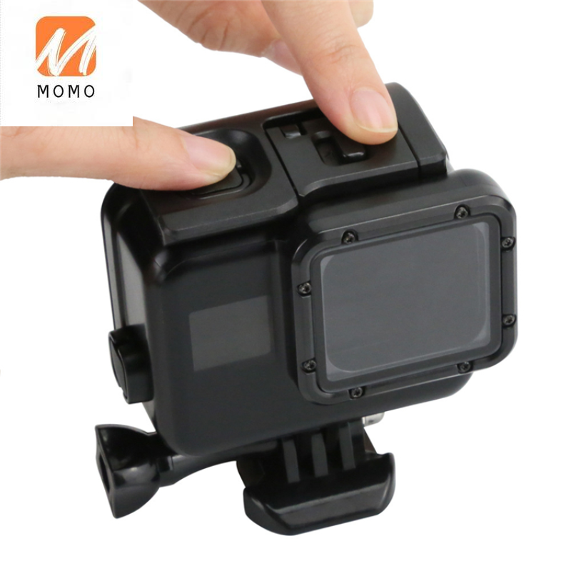 Touch Backdoor Underwater Waterproof 60M Housing Case Cover untuk 5 6 7 Black Action Camera Diving Accessories